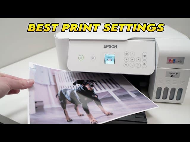Best Epson Printer Settings for High-Quality Photo Printing