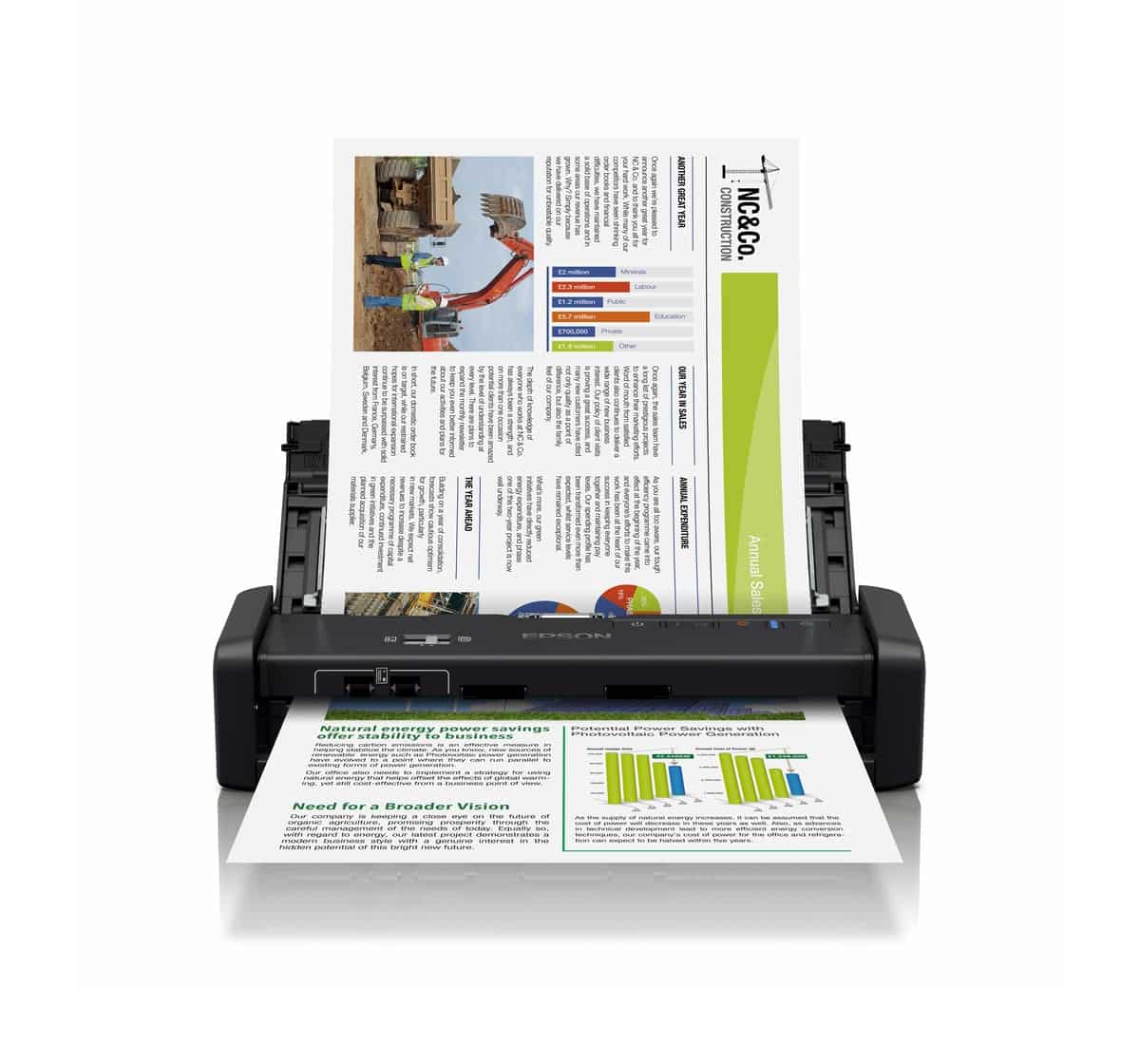 Scanner Epson WorkForce DS-360W Wi-Fi Portable